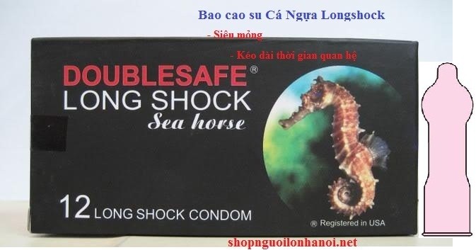 Bao cao su chống xuất tinh sớm Cá Ngựa LongShock