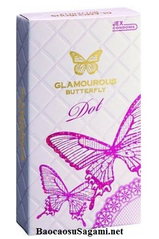 Jex Glamourous Dot 1350 hạt gai, bao cai su siêu gai nổi