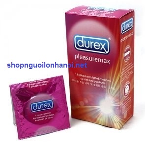 Bao cao su có gai Durex PleasureMax