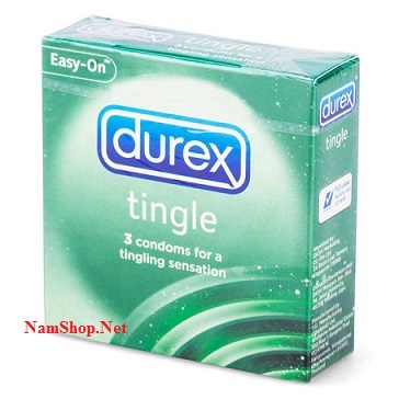 Bao cao su Durex Tingle có hương bạc hà