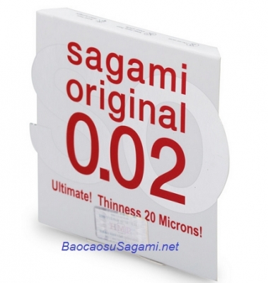 Bao cao su Sagami Original 0.02 hộp 1 chiếc