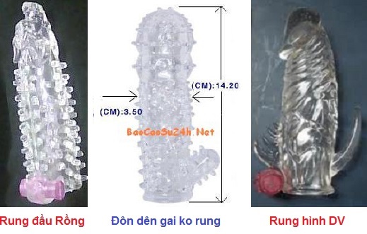 Bộ 3 bao cao su tăng kích thước dương vật