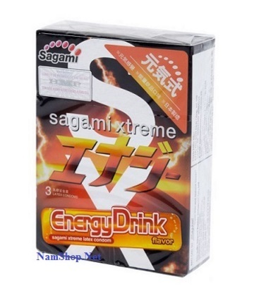 Bao cao su có hương thơm Sagami Xtreme EnergyDrink