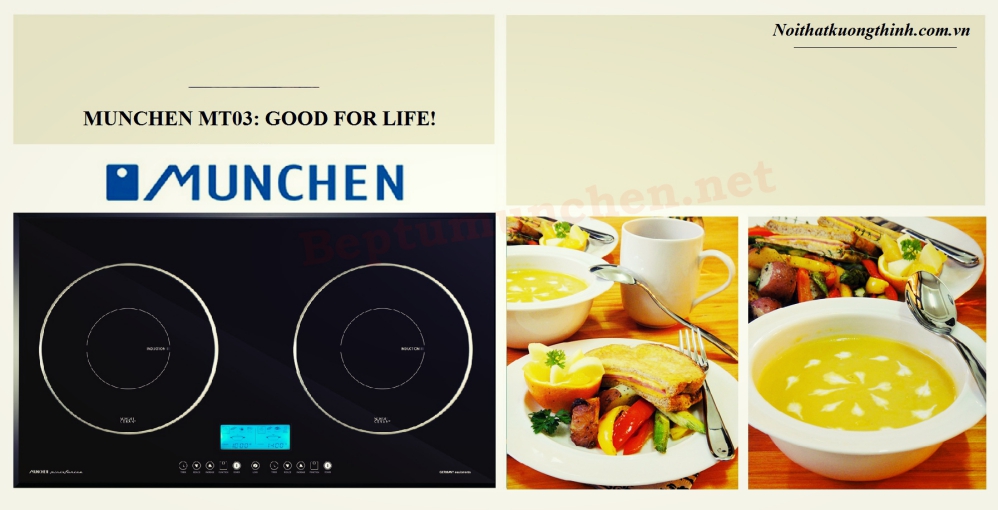 Tận hưởng tính năng độc đáo của bếp từ Munchen MT03 và nhận ưu đãi lớn