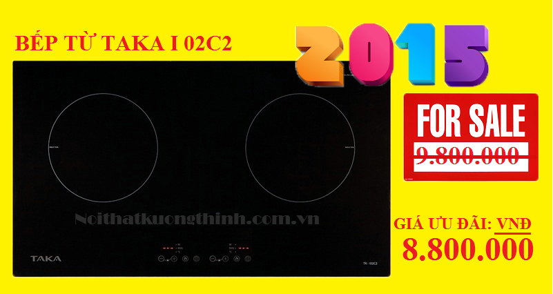 Bếp từ Taka I 02C2 tiết kiệm điện năng tiêu thụ