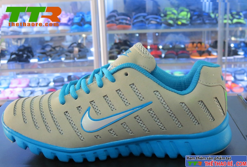 Giày Nike Super Light Xám Xanh Dương NK086