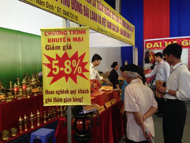 Hội chợ vàng khuyến mại Hà Nội 2014