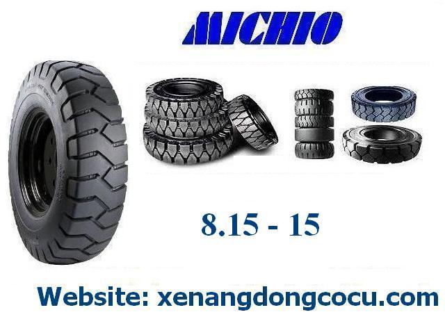 lốp đặc xe nâng MICHIO kích thước 8.15 - 15