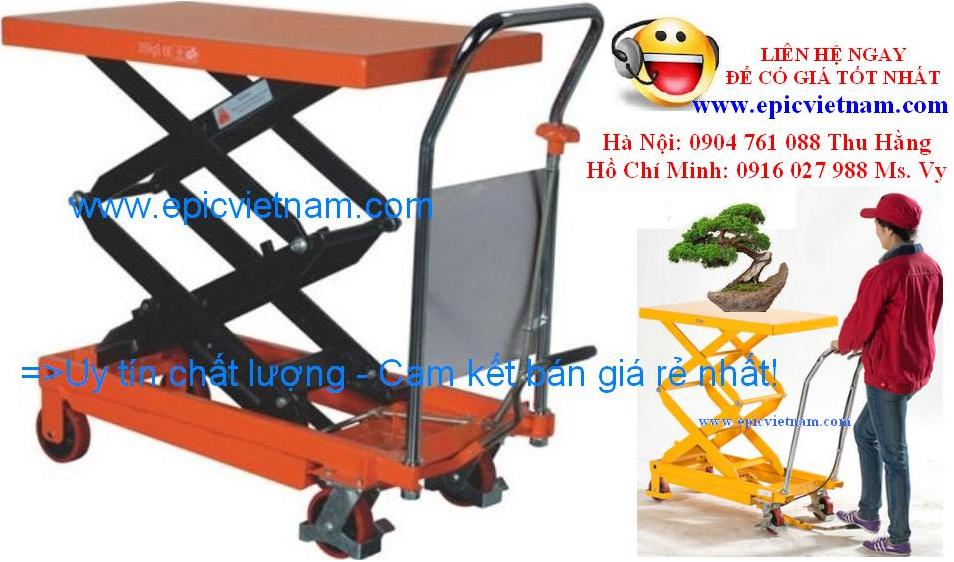 xe nâng mặt bàn 1.3m