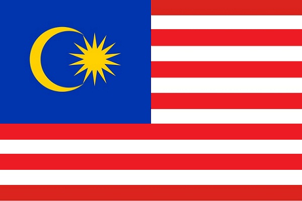 Cờ các nước ASEAN - Cờ Liên bang Malaysia 