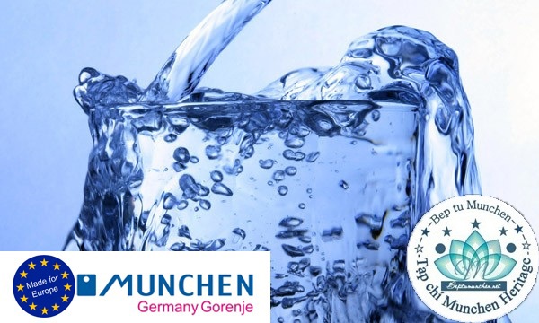 Nước cứng làm máy rửa bát Munchen hoạt động kém hiệu quả