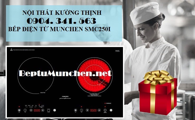 Ưu đãi khi mua bếp điện từ Munchen SMC 250i tại Nội thất Kường Thịnh