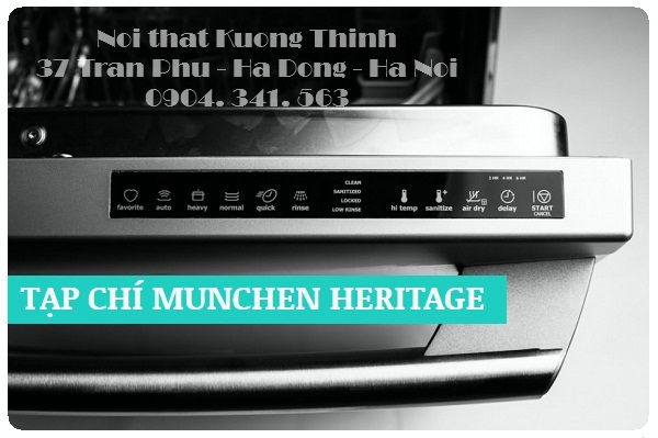 Những hình ảnh đẹp lạ của máy rửa bát trên Tạp chí Munchen Heritage