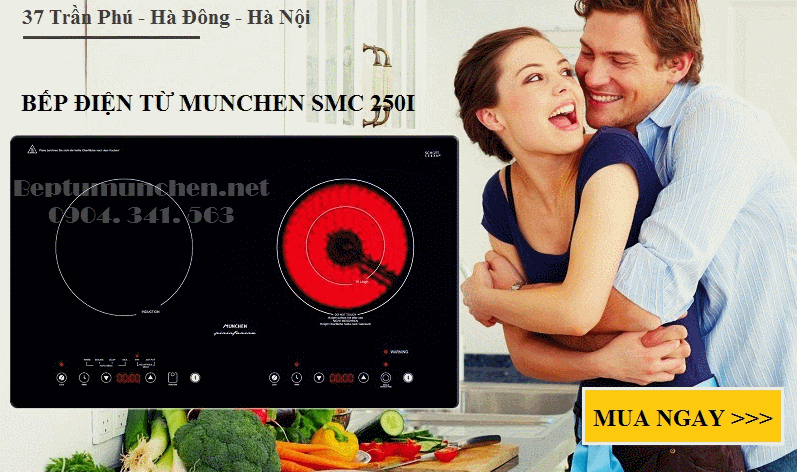 sử dụng bếp điện từ munchen smc 250i như thế nào?