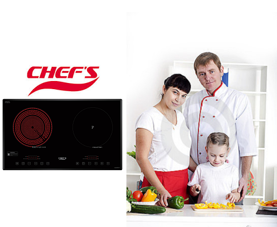 Bếp điện từ Chefs hấp dẫn người dùng với nhiều ưu điểm nổi trội