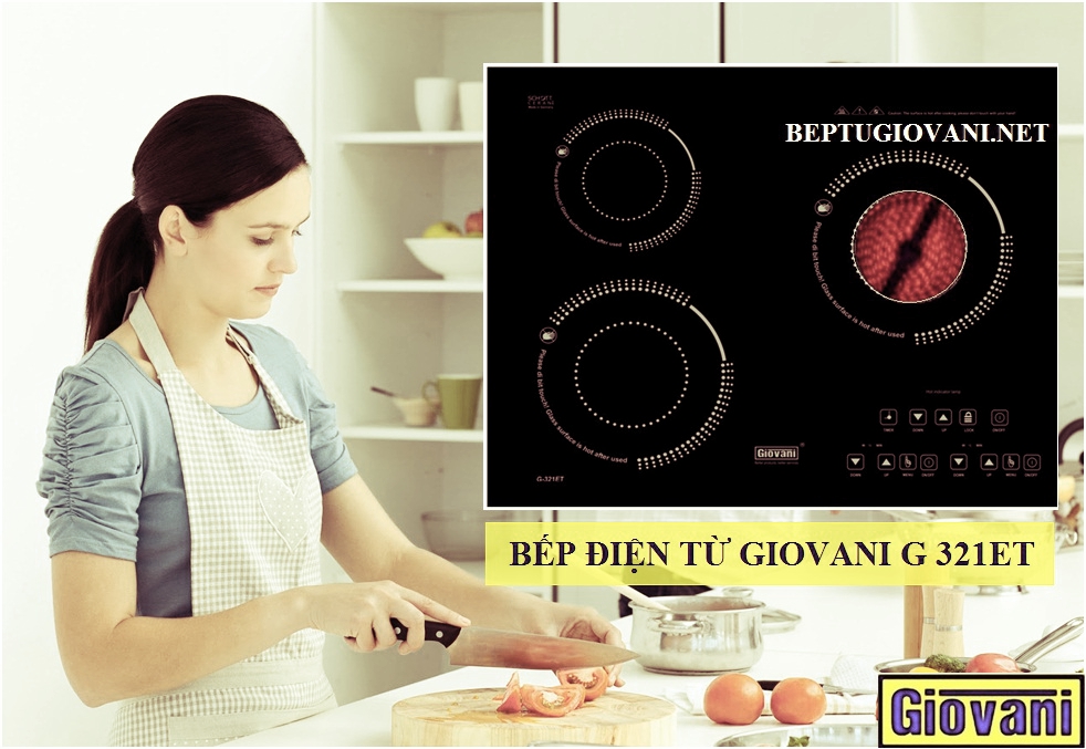 Bếp điện từ Giovani G 321ET nấu được tất cả loại nồi