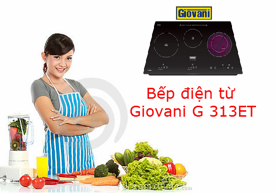Tổng hợp những ưu điểm hấp dẫn của bếp điện từ Giovani G 313ET 