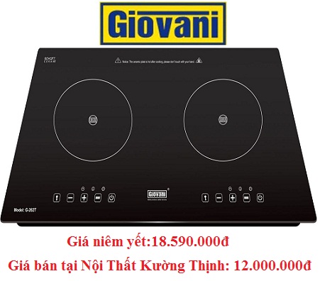 Bếp từ Giovani G 262T có giá bán bao nhiêu