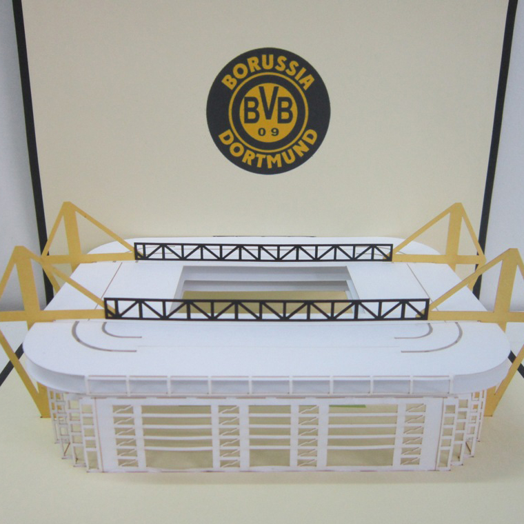 thiệp nổi sân bóng đá  Borussia Dortmund