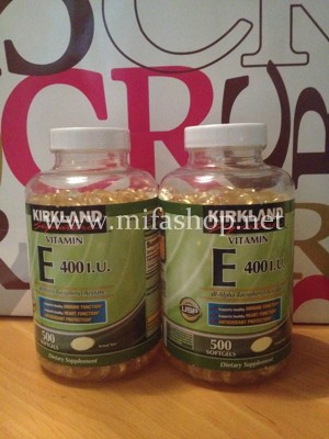 Vitamin E 400 IU Kirkland singnature