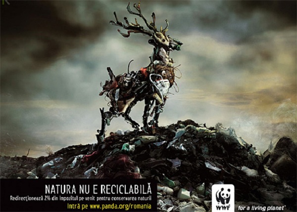 Ám ảnh poster chống tiêu thụ động vật hoang dã