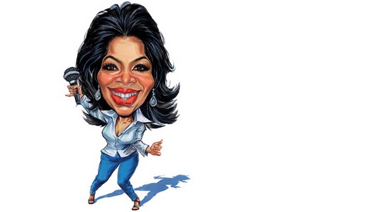 Hình vẽ phác họa Oprah Winfrey