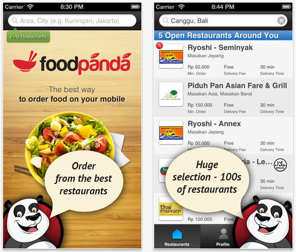 Ứng dụng đặt món ăn bằng Smartphone