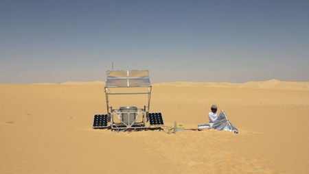 Công nghệ in 3D từ cát và năng lượng mặt trời
