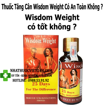 phản hồi sử dụng thuốc tăng cân wisdom weight