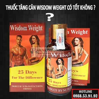 review thuốc tăng cân wisdom weight