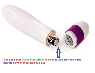 Hướng dẫn cách sử dụng đồ chơi người lớn dành cho nữ Durex Play Allure