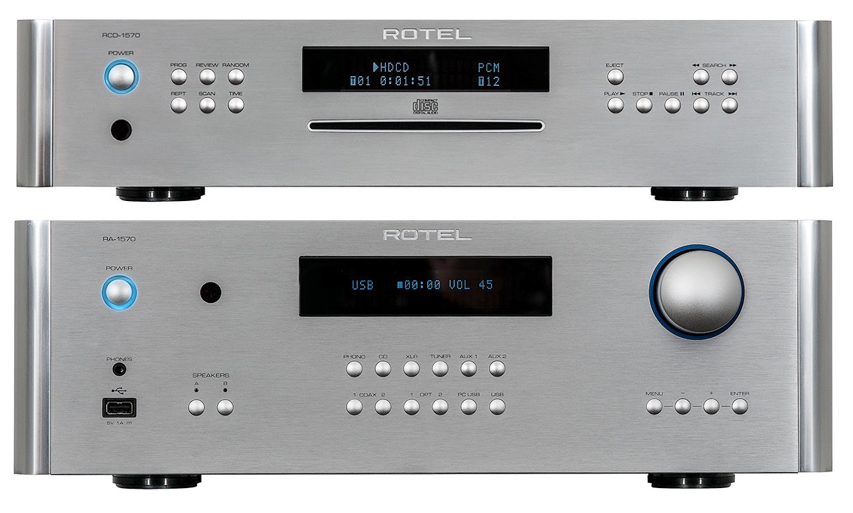 Rotel RCD-1570 CD Player (Sliver)