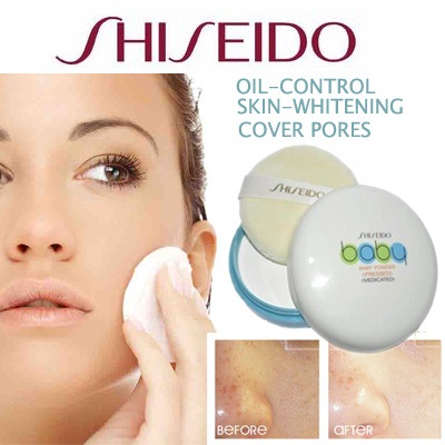 phấn rôm dạng nén shiseido xách tay