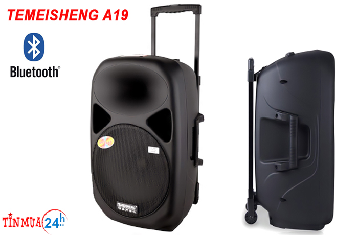 Loa di động Temeisheng A19 – loa vali kéo hát karaoke công suất lớn