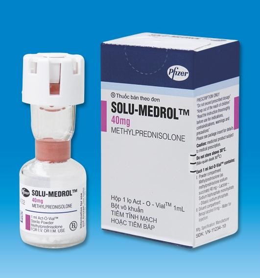 Solu-Medrol 40mg/giảm đau-hạ Sốt-chống Viêm/thuốc Tân Dược ...