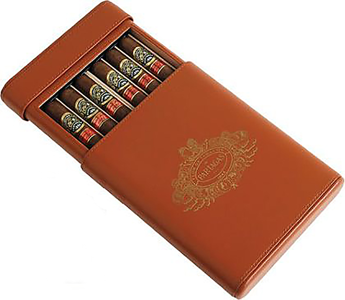 Hộp đựng cigar Partagas Leather Decadas Special Travel Humidor, 6 pack