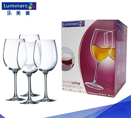 Bộ 4 ly rượu thủy tinh World Wine Luminarc 