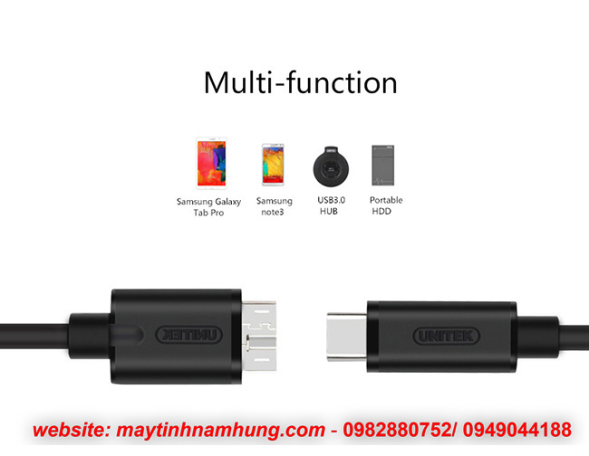 cáp USB type C dùng cho ổ cứng di động