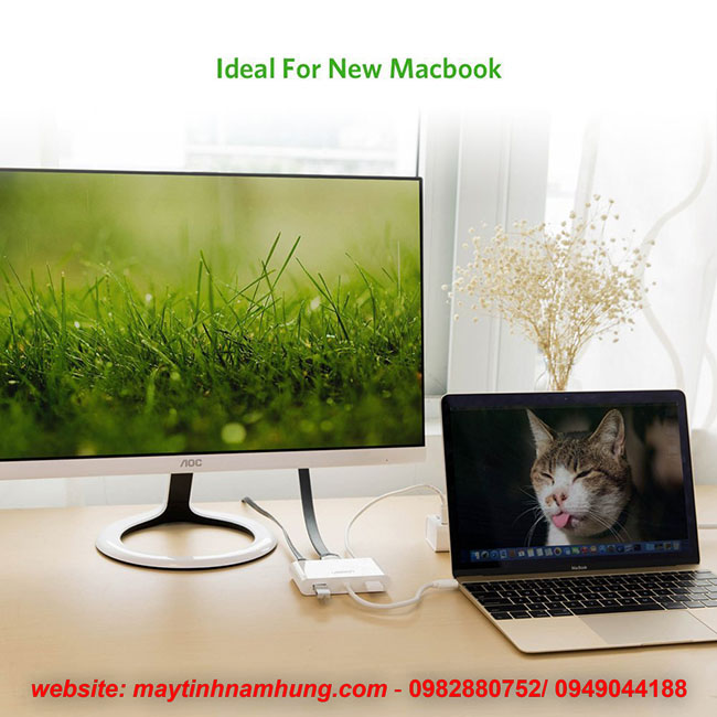 kết nối máy chiếu dành cho Macbook Air, Macbook Pro.