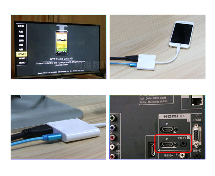 Cáp kết nối Iphone ra tivi (Lightning to HDMI)