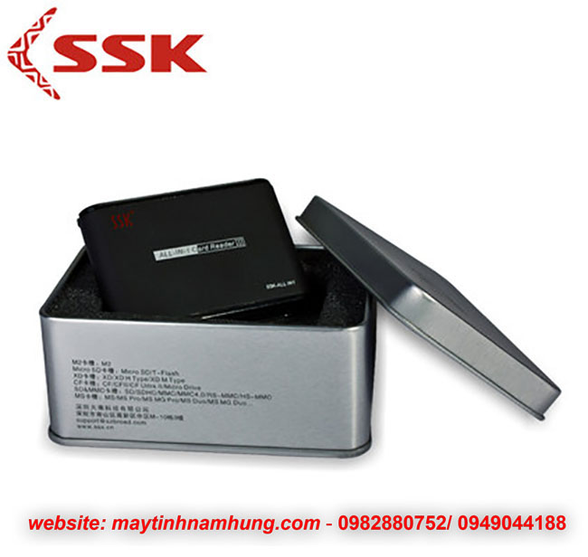 Đầu đọc thẻ CF-SD-micro SD-MMC-M2-MS-XD