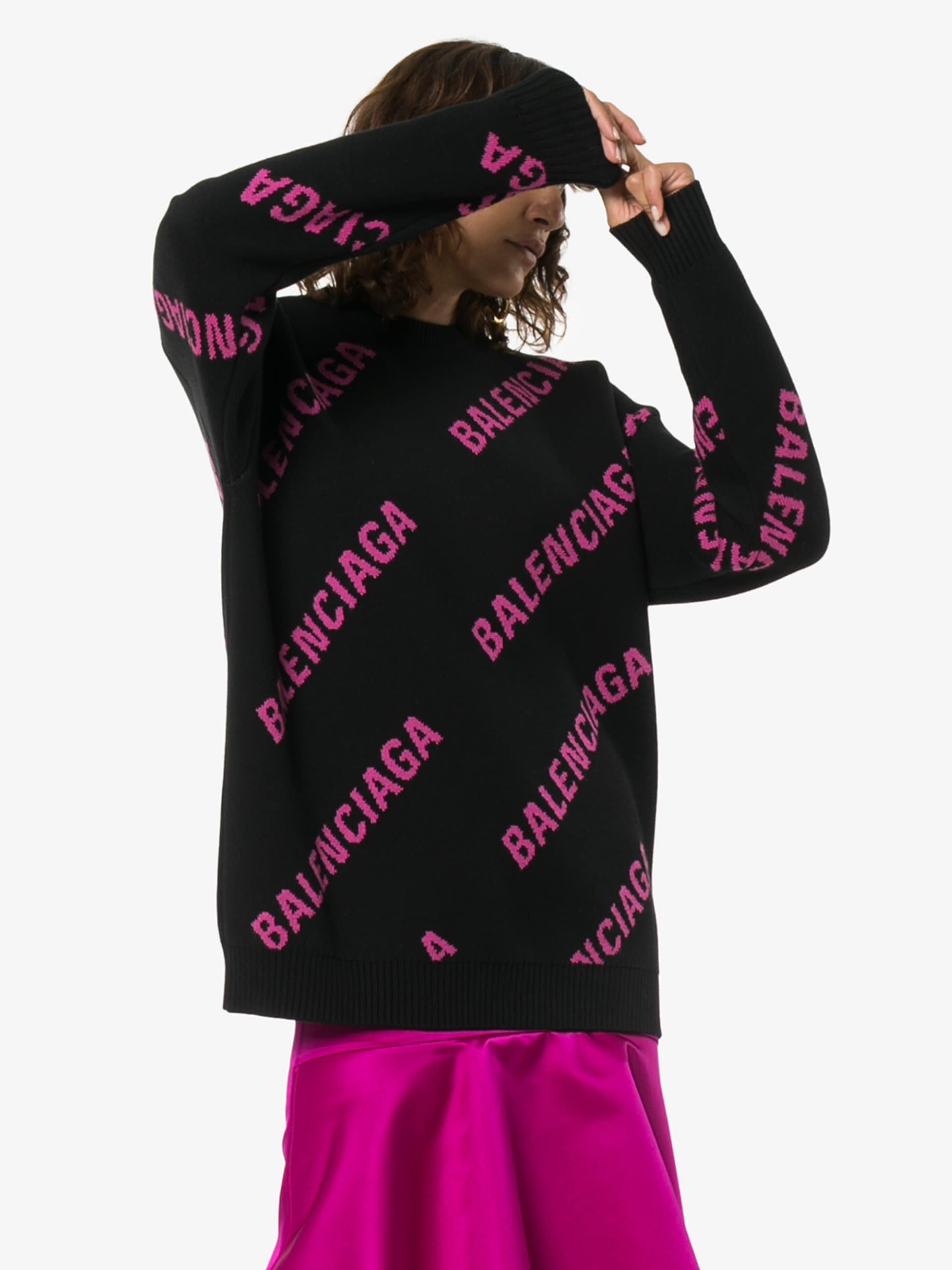 áo hoodie nỉ chữ hồng balenciaga  Áo hoodie nữ  ThờiTrangNữvn