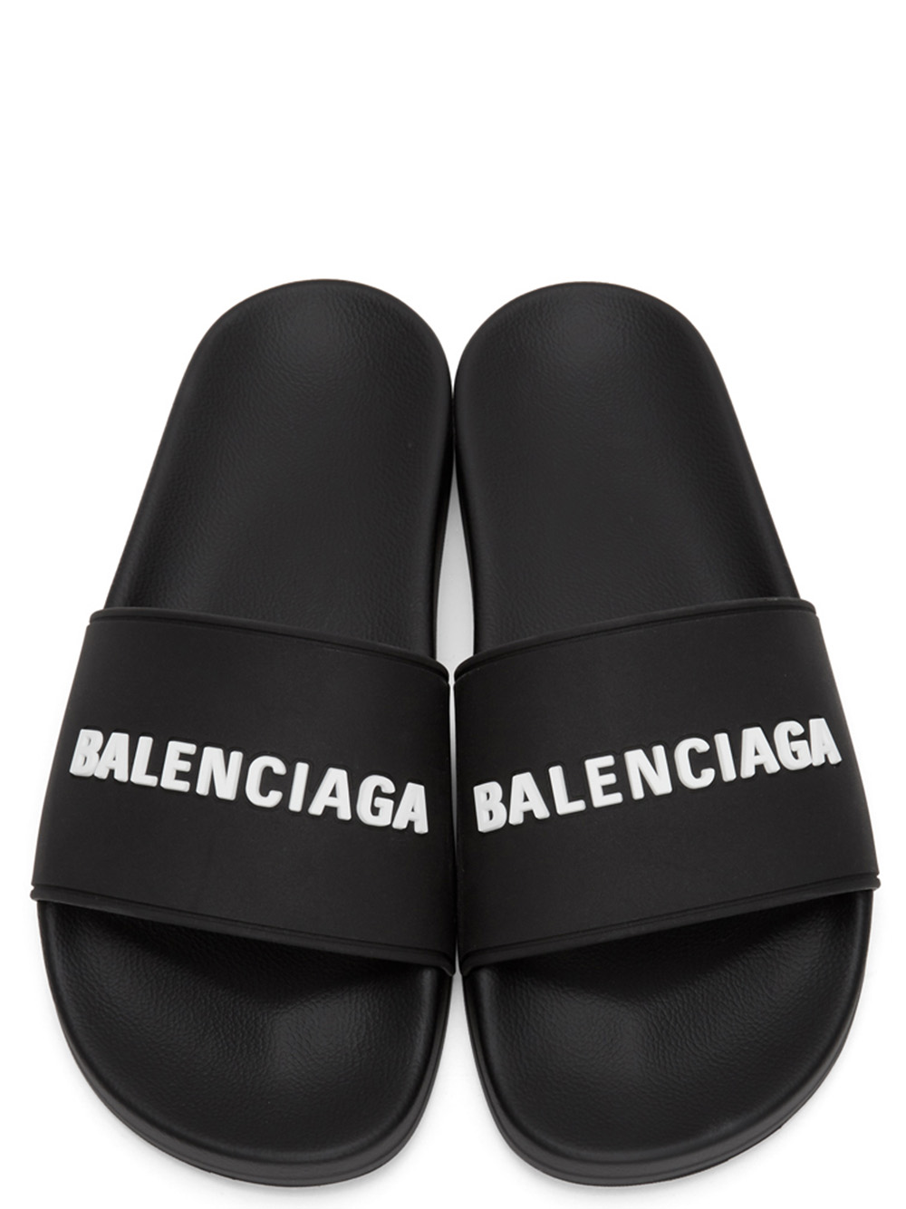 Dép Balenciaga nam màu đen chữ trắng DBL01 siêu cấp  TheK2Deluxe