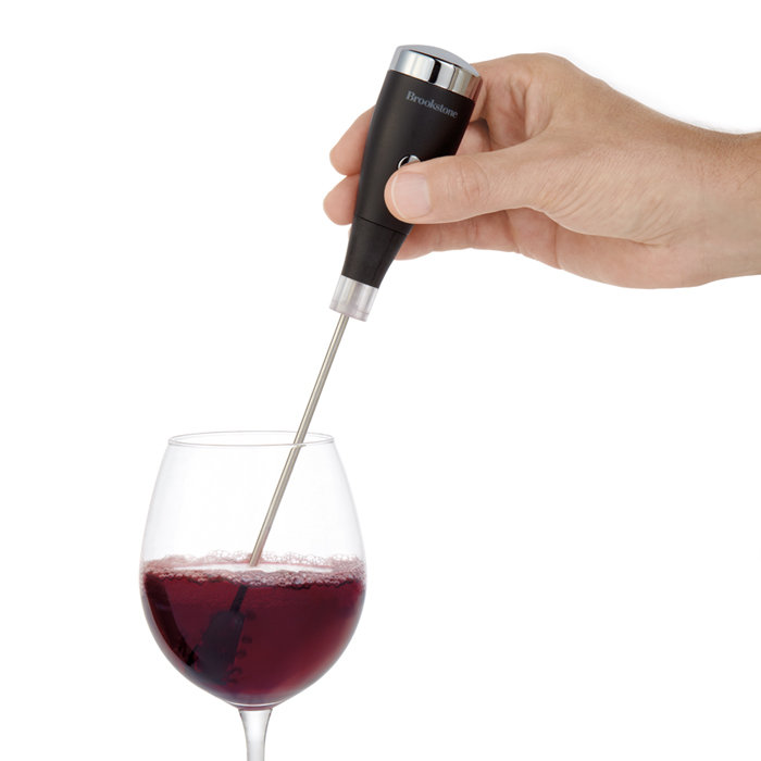 Bộ sục ô xi cho rượu vang, sục cả chai Brookstone Aero Full Bottle Wine Aerator