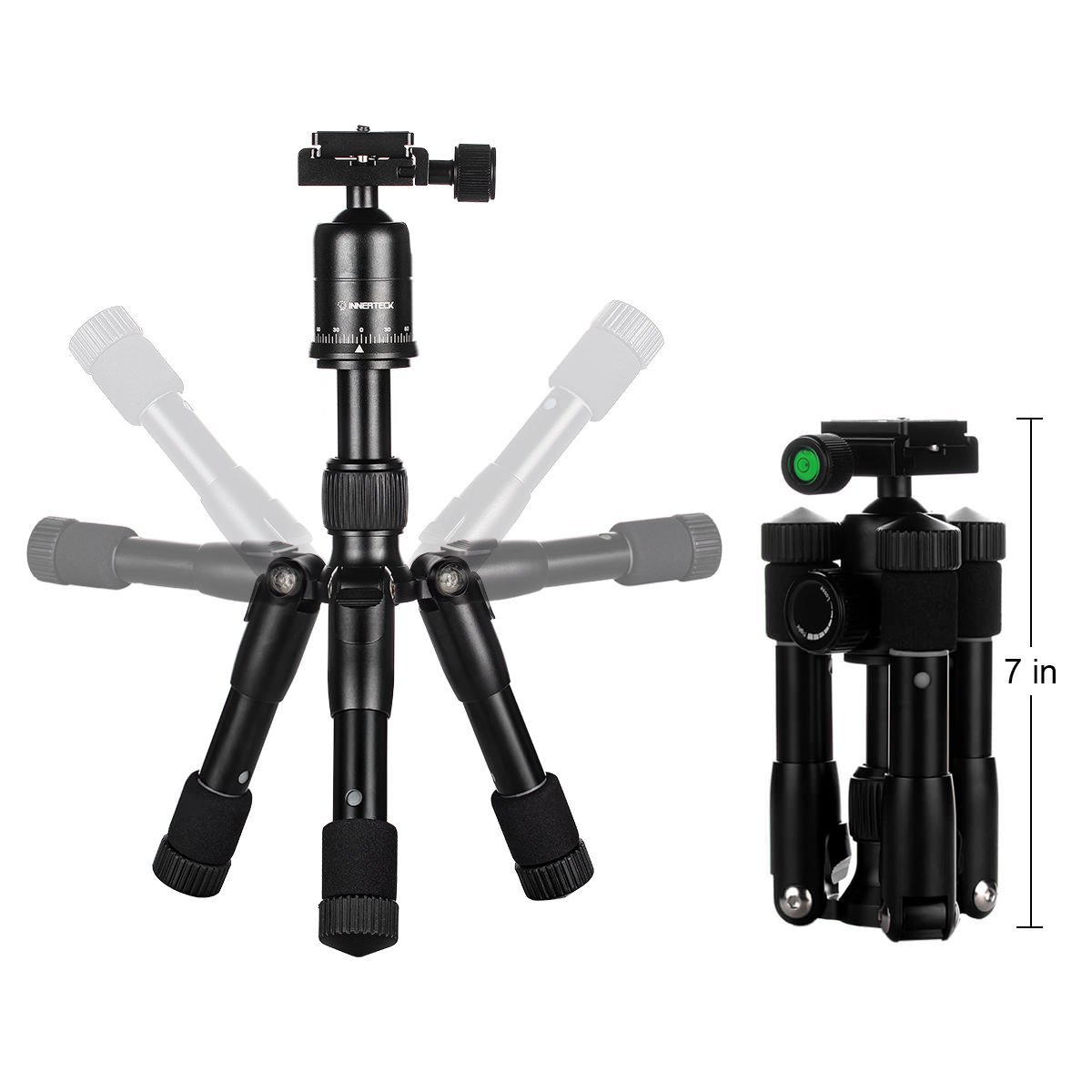 Chân máy ảnh Innerteck Mini Tripod - dùng cho cả máy ảnh DLSR