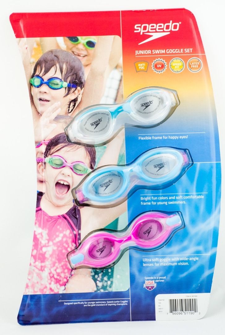 Bộ kính bơi cho trẻ em Speedo Junior Swim Goggle set 3