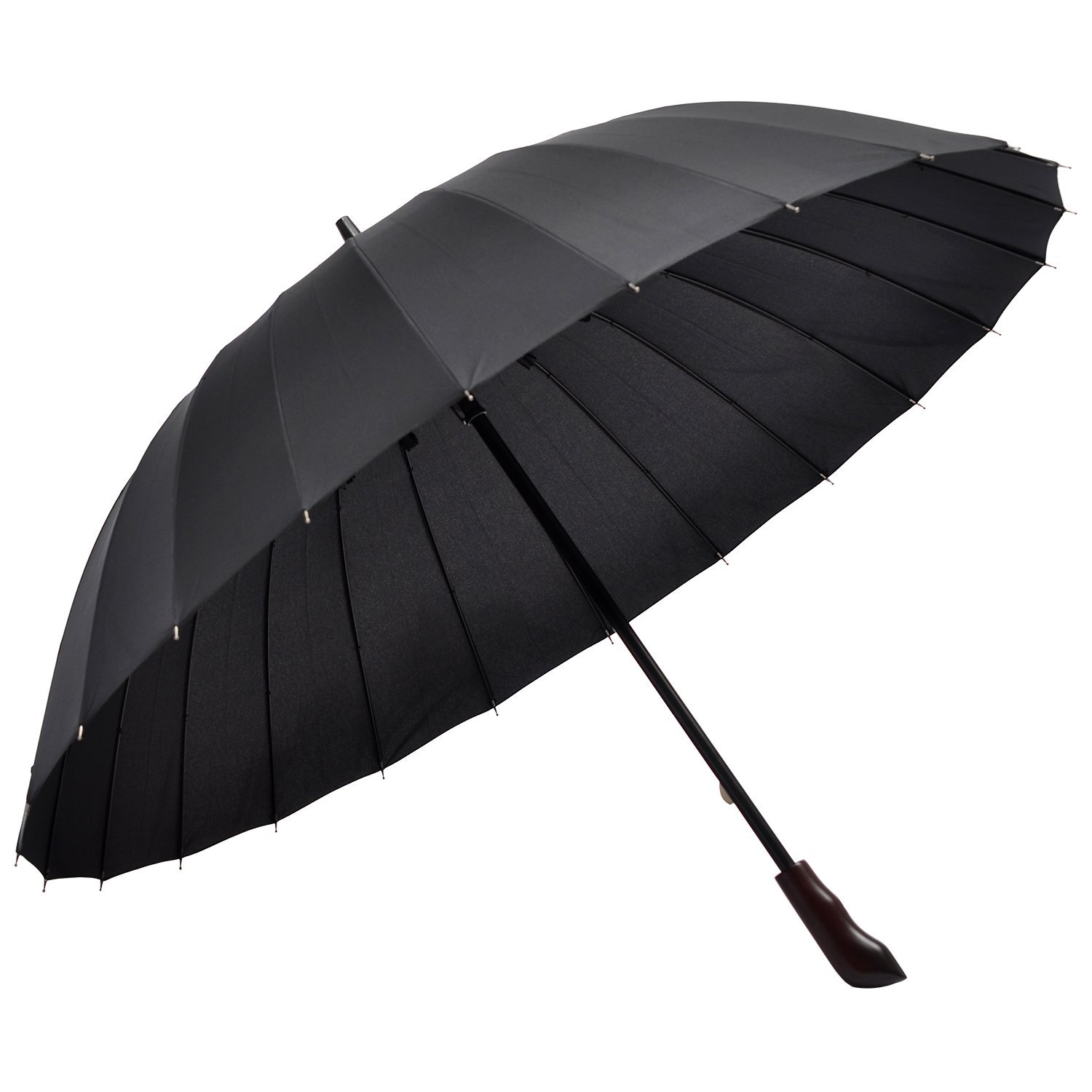 Ô cầm tay sang trọng EasyJoy Waterproof Stick Umbrella with 24 Fiberglass Ribs