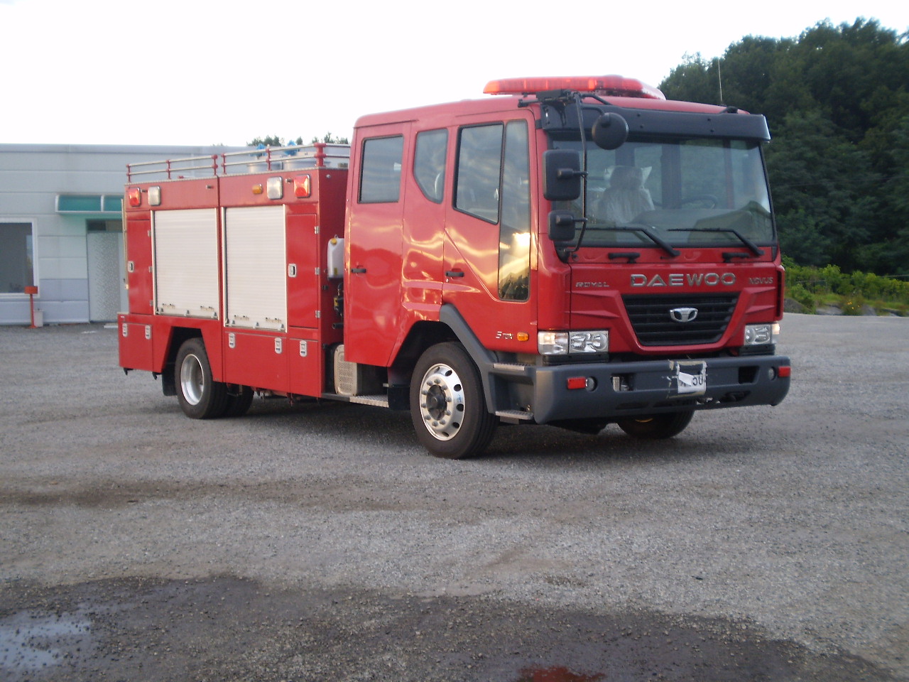 Xe cứu hỏa chữa cháy Daewoo khối