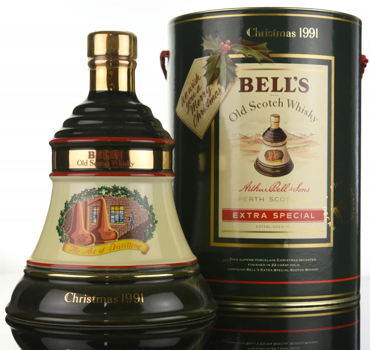 giá rượu Bell's Christmas 1991
