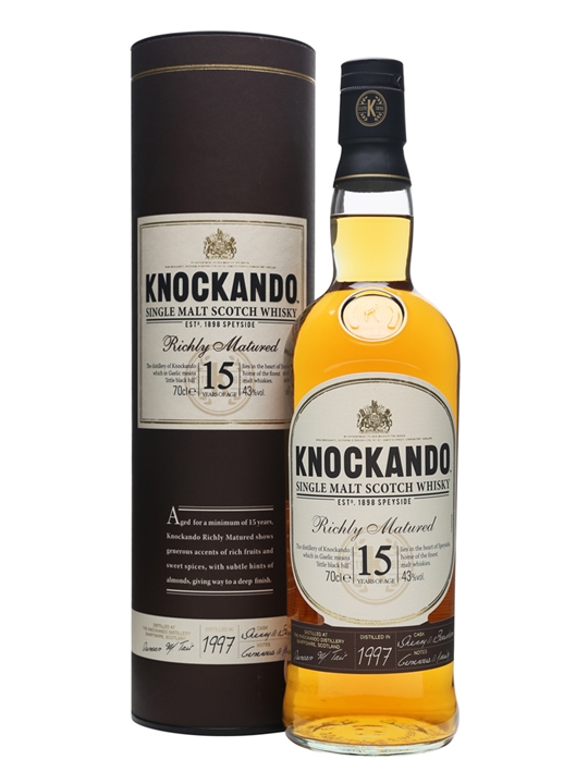 gía rượu Knockando 1997 15 năm